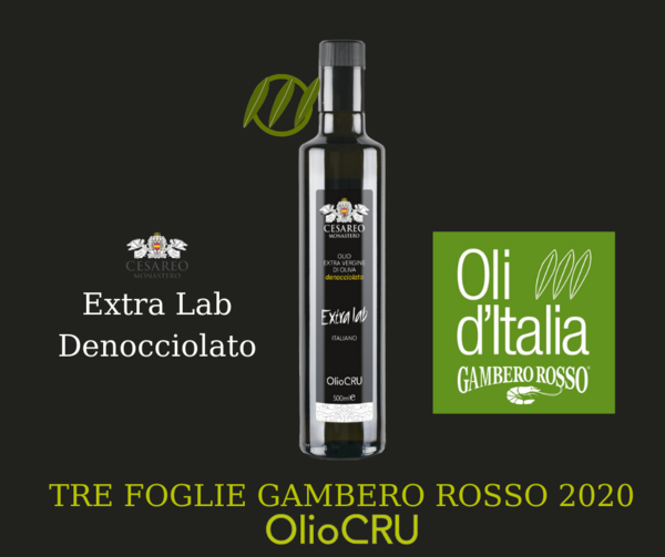 OlioCRU Cesareo Monastero Extra Lab entsteintes Olivenoel 500ml