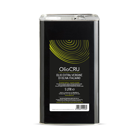 Olivenoel extra vergine 5 LiterOlioCRU Olio Evo aus 100% aus italienischen Oliven