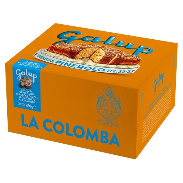 Oster-Hefekuchen Colomba Gran Galup mit Aprikose und Schokolade 750 Gramm