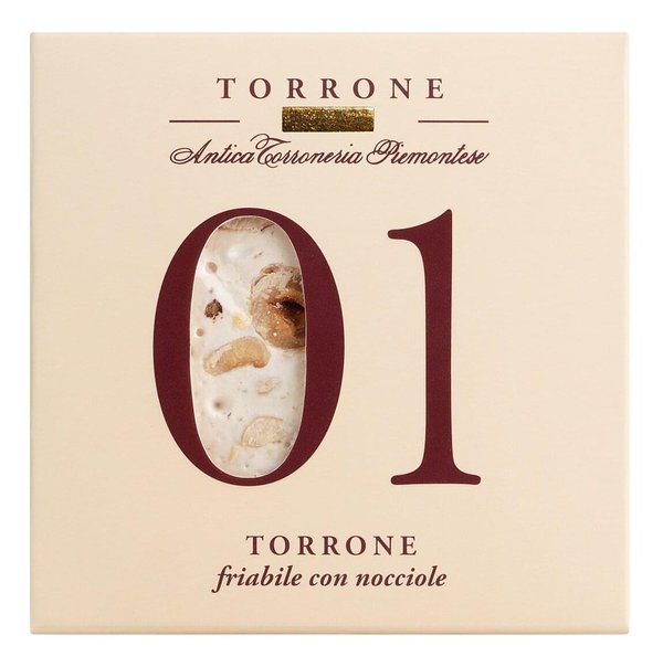 Torrone mit Piemont-Haselnüssen - Antica Torroneria Piemontese 80 Gramm